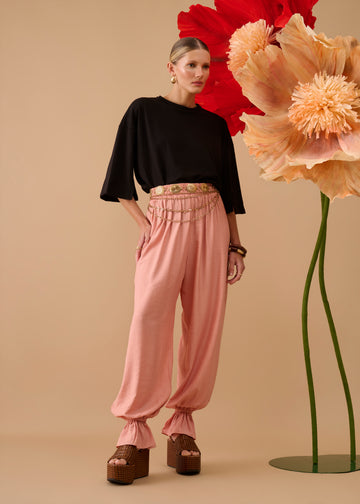 Calça Bruna Rosa