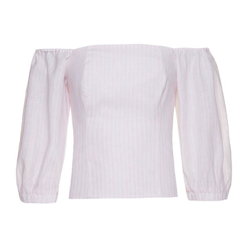 Blusa Ema Listra Rosa
