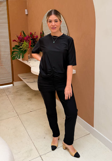 T-shirt Hana Preto