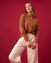 Camisa Melina Conhaque