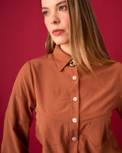 Camisa Melina Conhaque