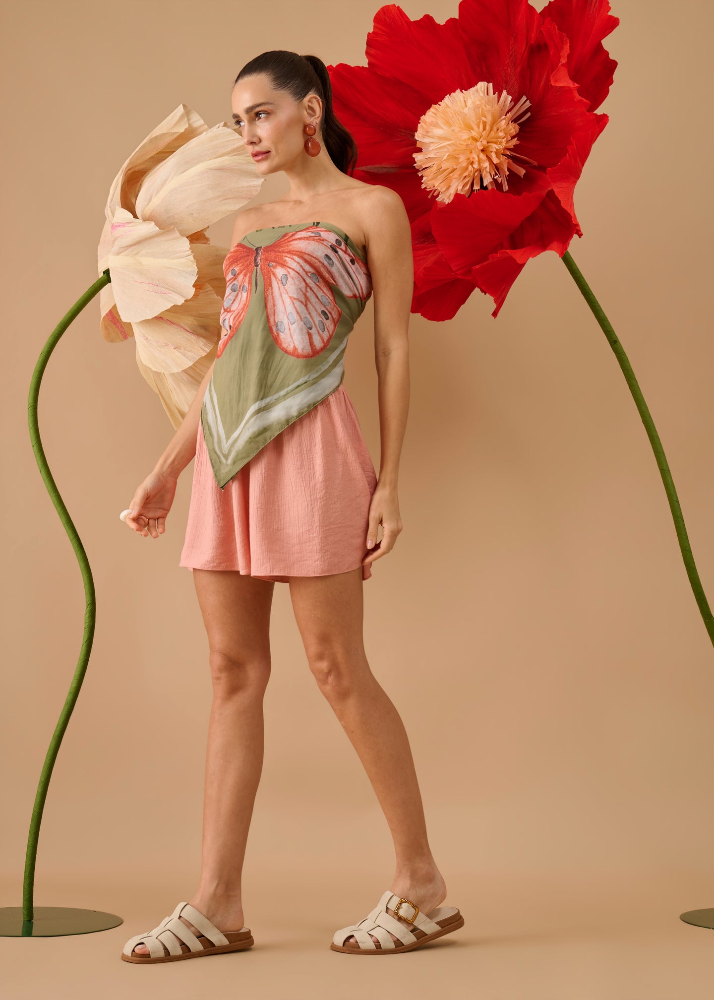 Shorts Bruna Rosa