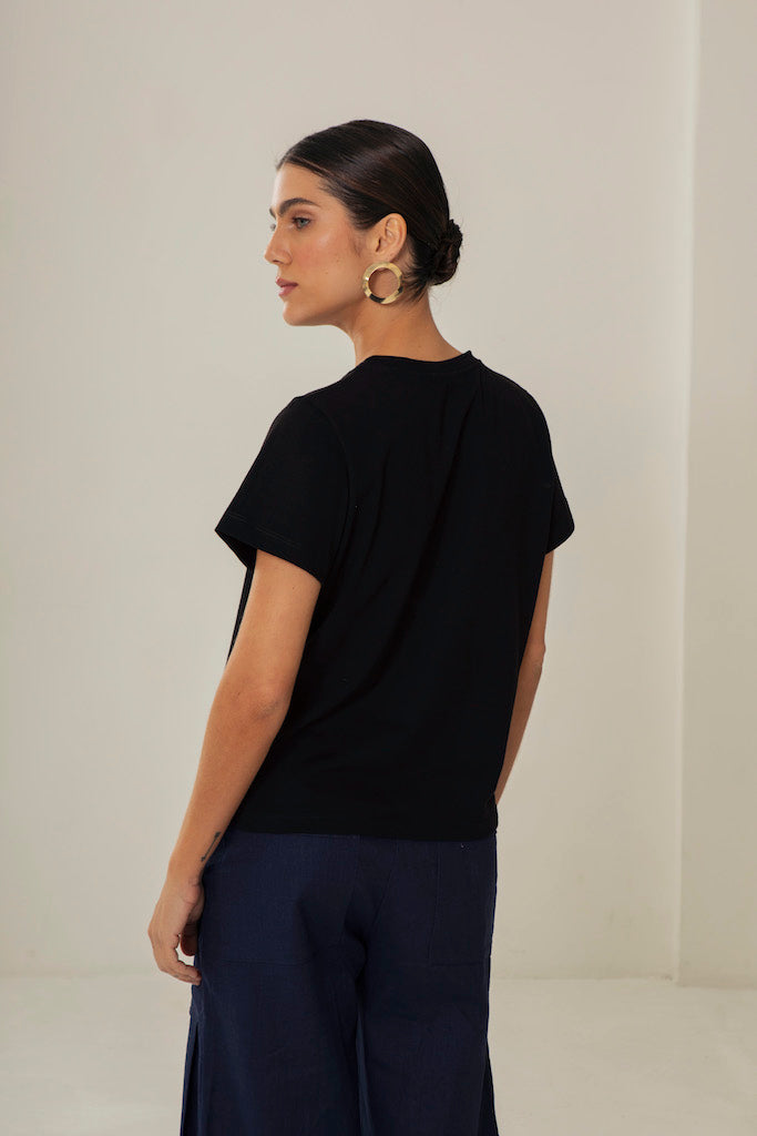 T-shirt Lisa Preta