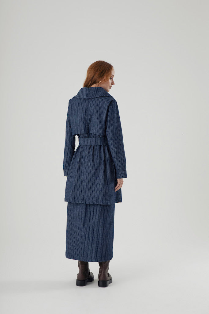 Casaco Vila Mariana Denim Azul Escuro