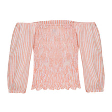 Blusa Ema Listra Salmão