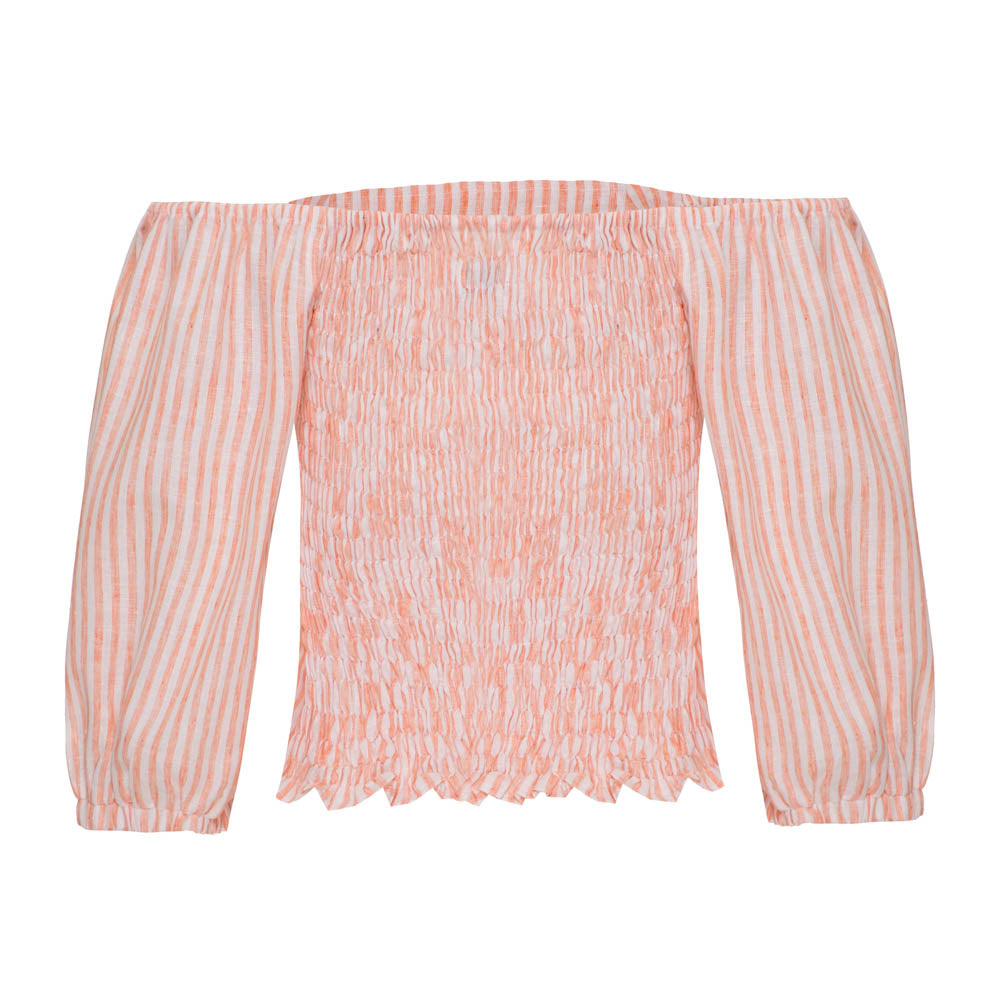 Blusa Ema Listra Salmão