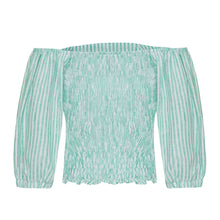 Blusa Ema Listra Verde Bandeira