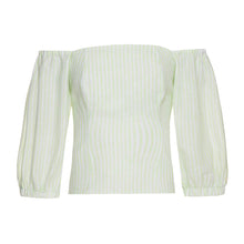 Blusa Ema Listra Verde Kiwi