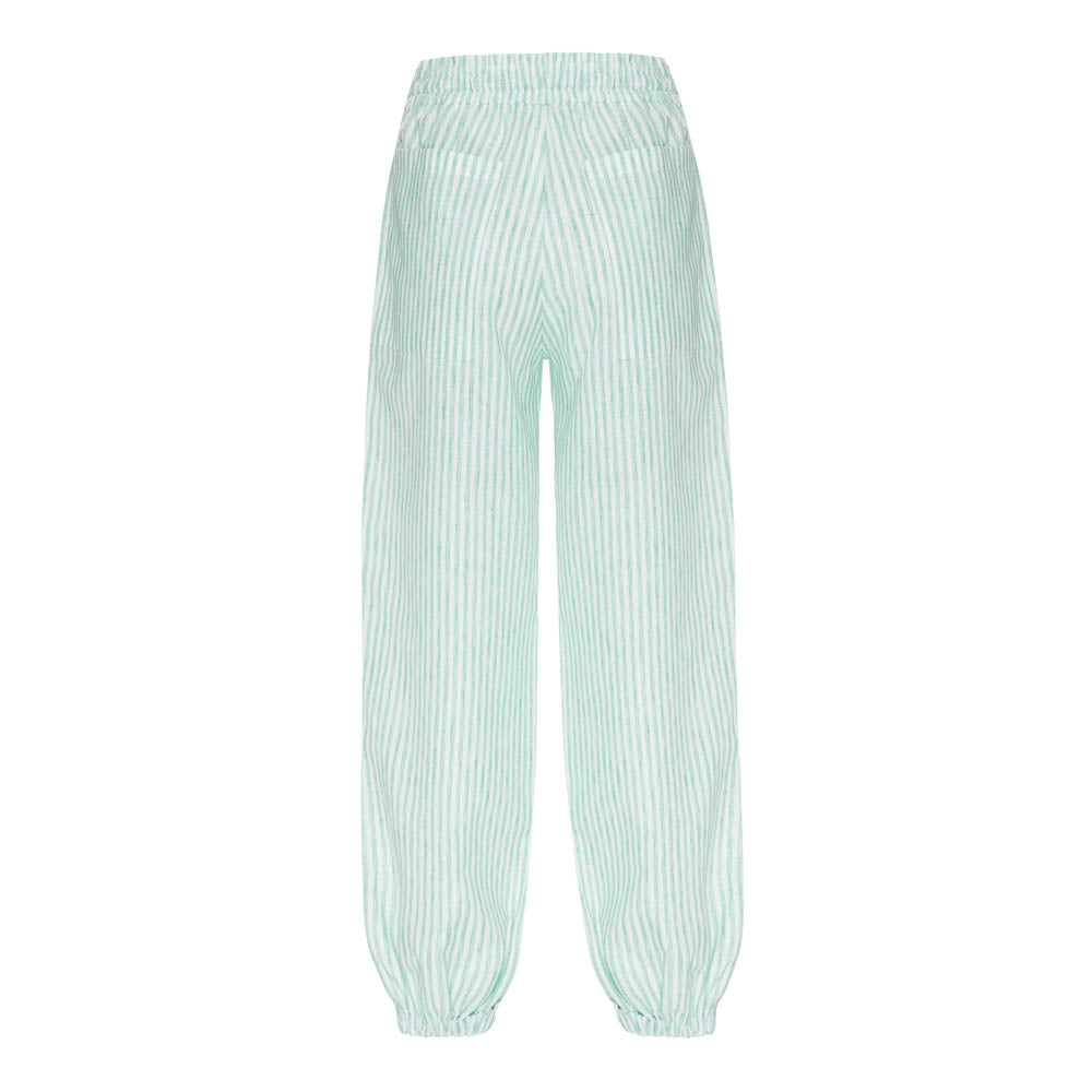 Calça Simona Listra Verde Bandeira