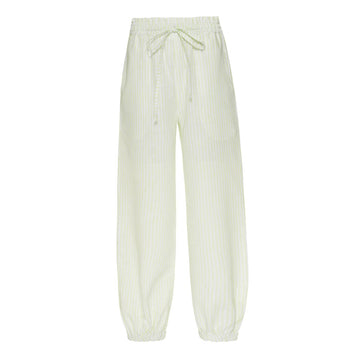Calça Simona Listra Verde Kiwi