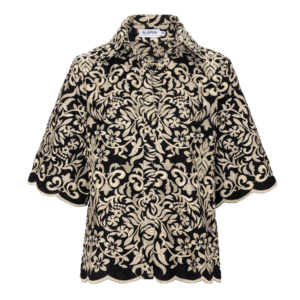 Camisa Jardins Preta