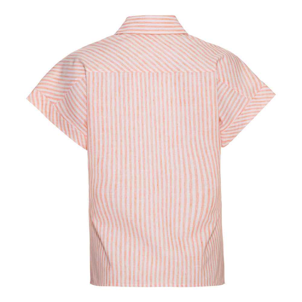 Camisa Veronica Listra Salmão