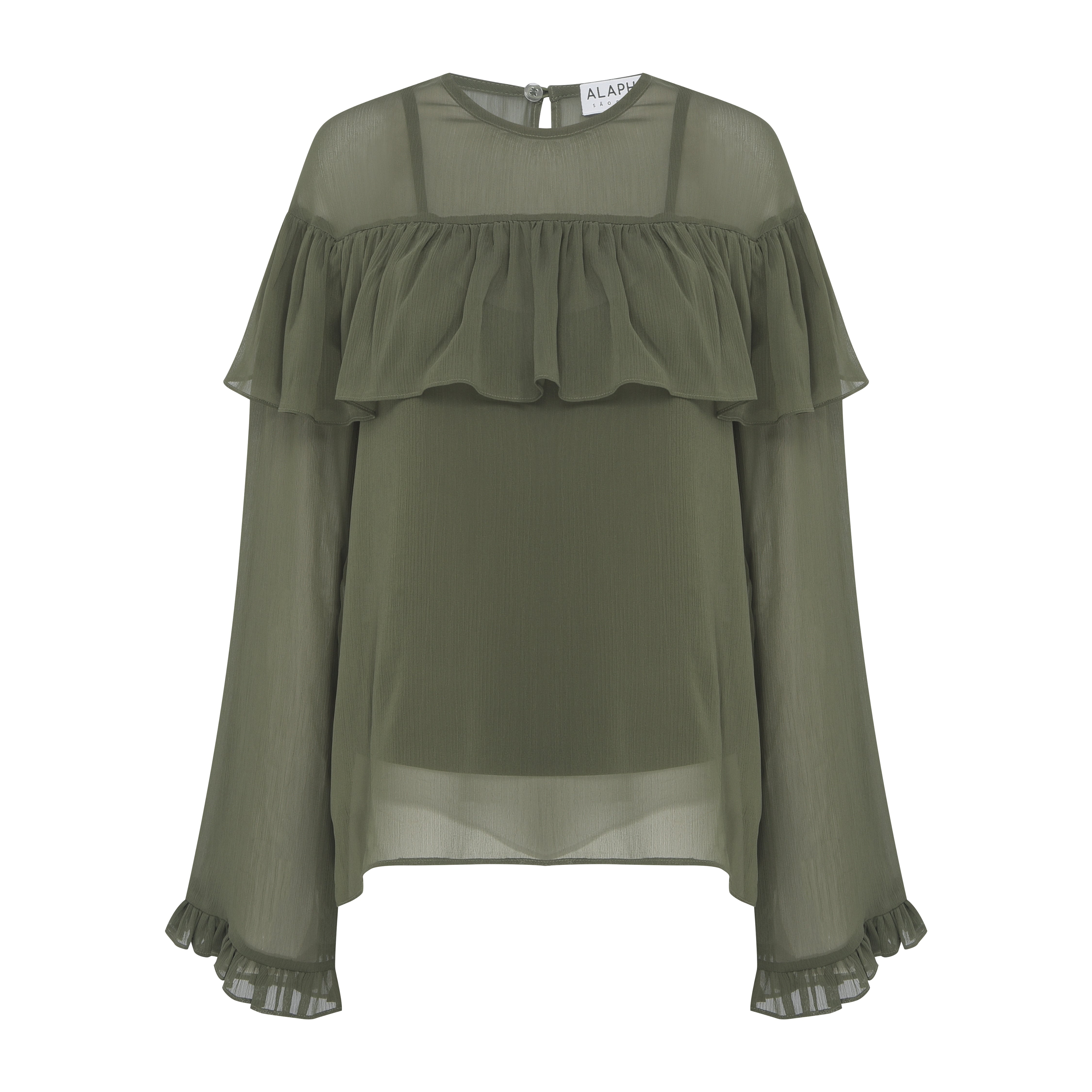 Blusa Graziela Verde Musgo