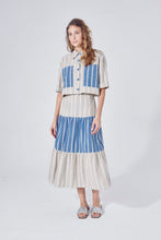 Camisa Chiara Bege e Azul