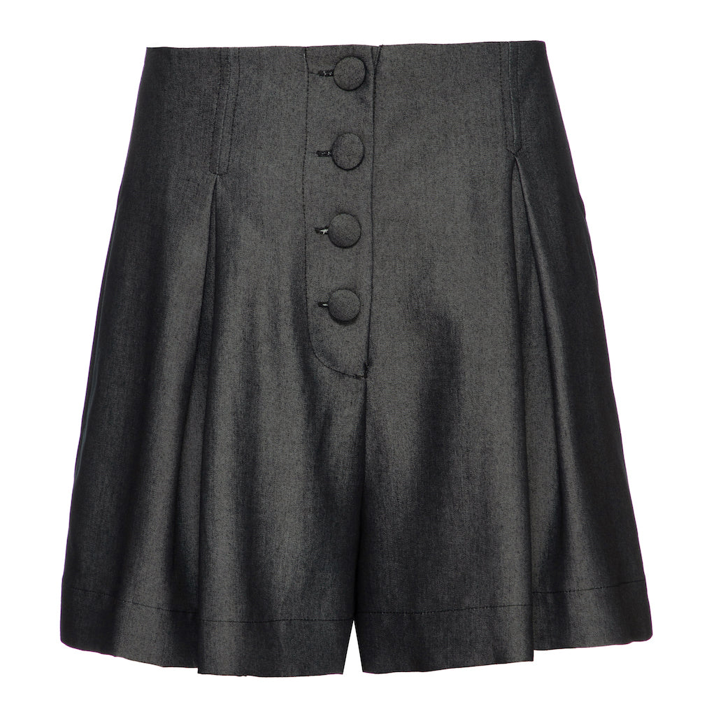 Shorts Amalia Denim Preto