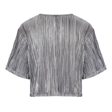 T-shirt Carrie Preto com Prata
