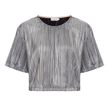T-shirt Carrie Preto com Prata