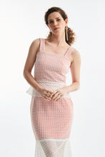 Blusa Leonor Laranja e Branco